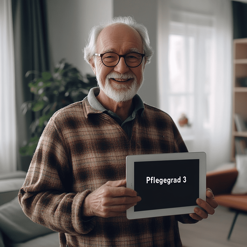 Tabelle der Pflegegrade und Pflegestufen