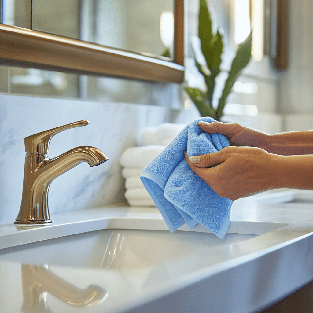 Hygienemaßnahmen im Badezimmer