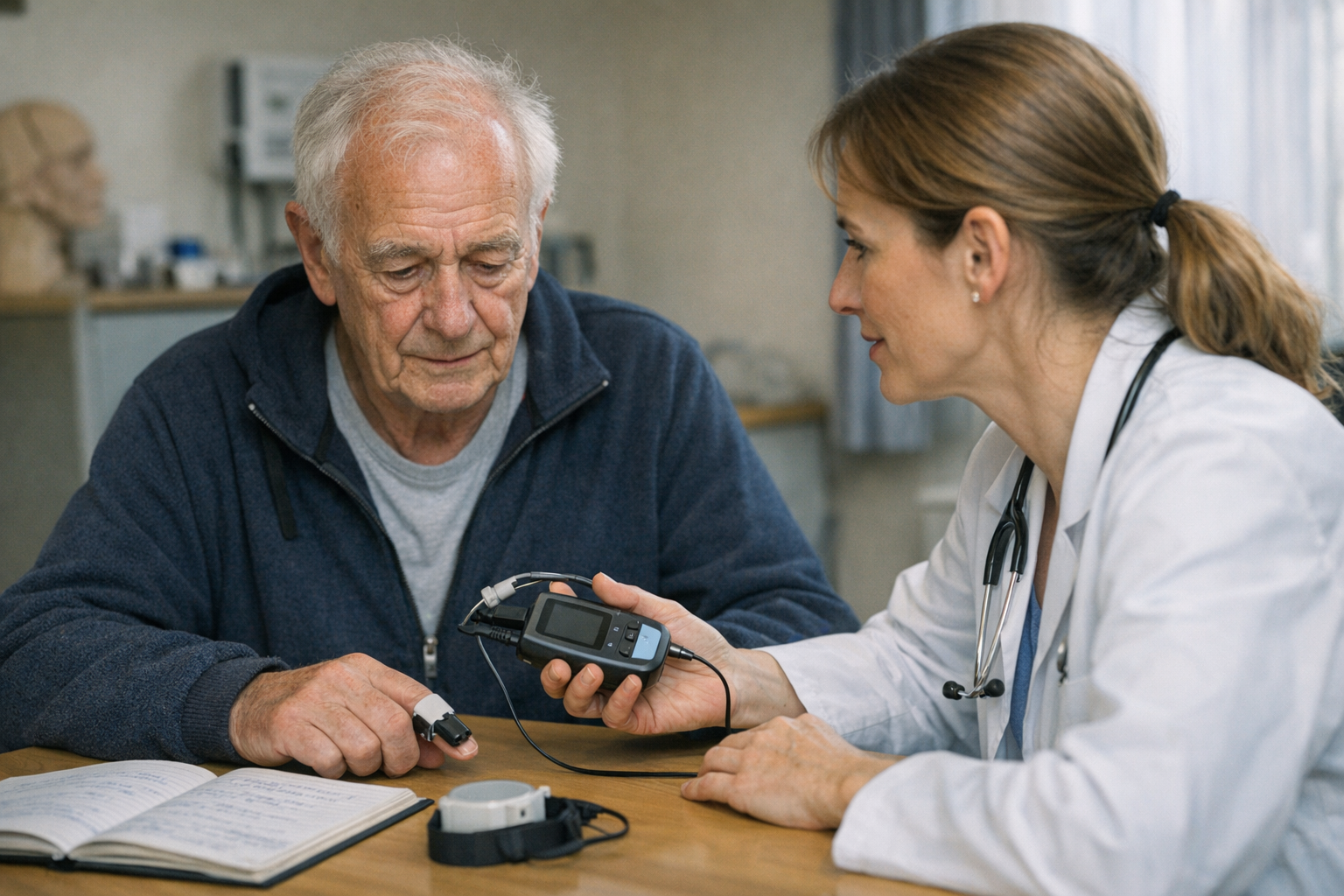 Diagnose von Schlafstörungen bei Senioren Diagnose von Schlafstörungen bei Senioren durch Fachpersonal im Gespräch