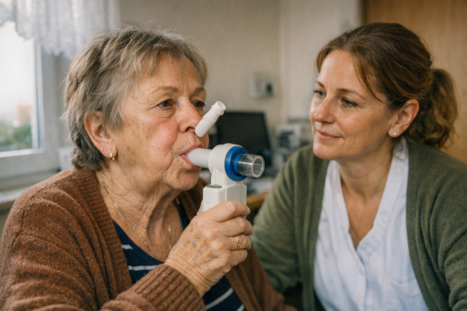 Spirometrie-Test zur Diagnose von COPD Spirometrie-Test zur Diagnose von COPD