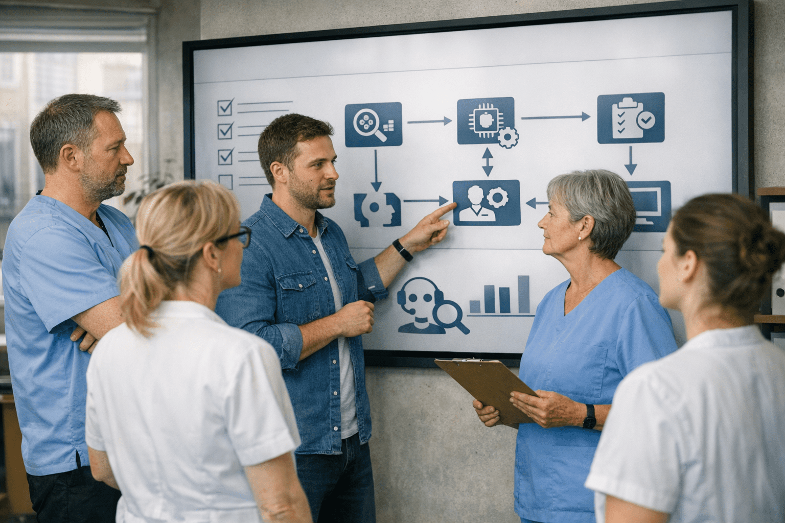 Implementierung von KI-Systemen in Pflegeeinrichtungen Implementierung von KI-Systemen in Pflegeeinrichtungen