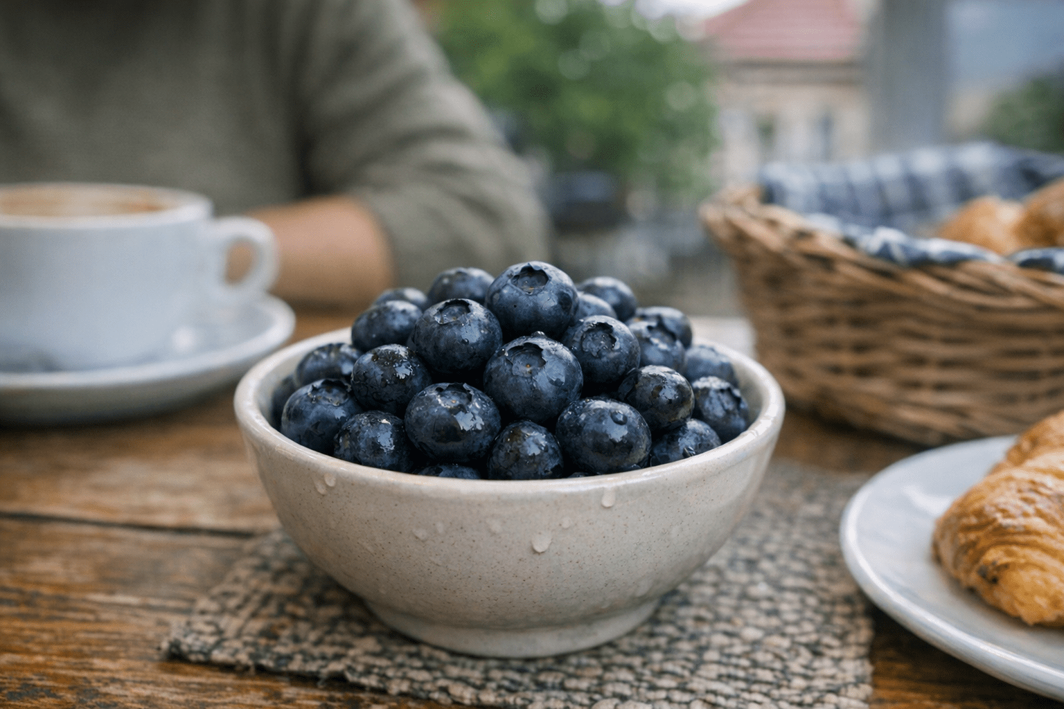 Heidelbeeren in einer Schale Heidelbeeren in einer Schale