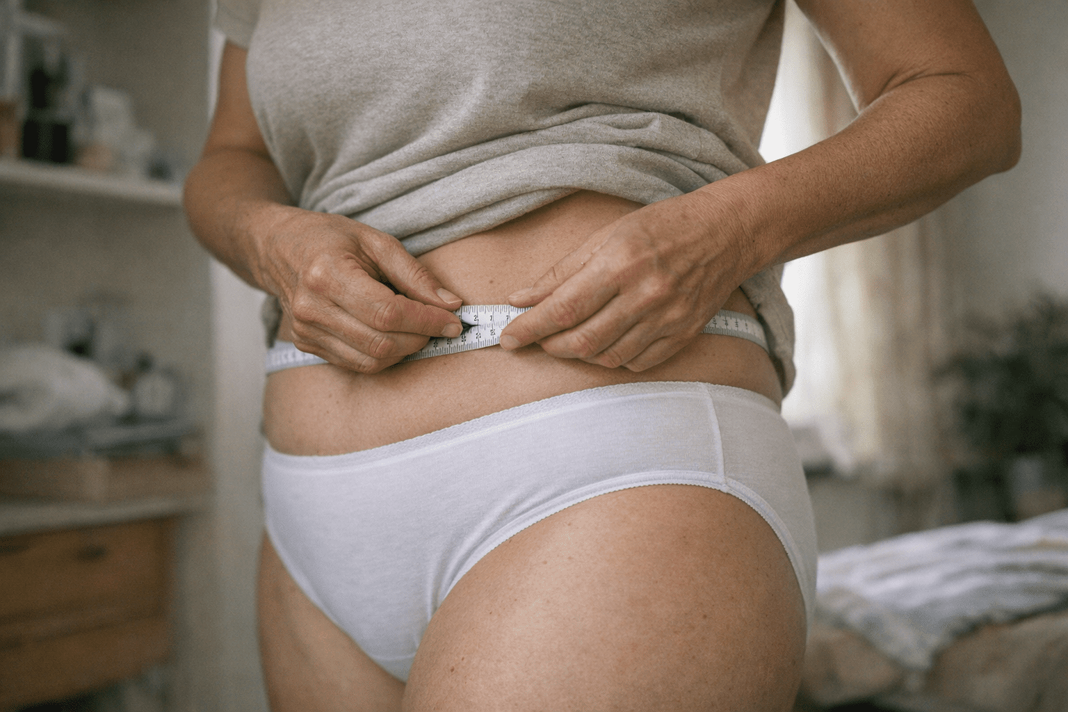 Messung des Hüftumfangs für die Wahl der richtigen Inkontinenzproduktgröße Messung des Hüftumfangs für die Wahl der richtigen Inkontinenzproduktgröße