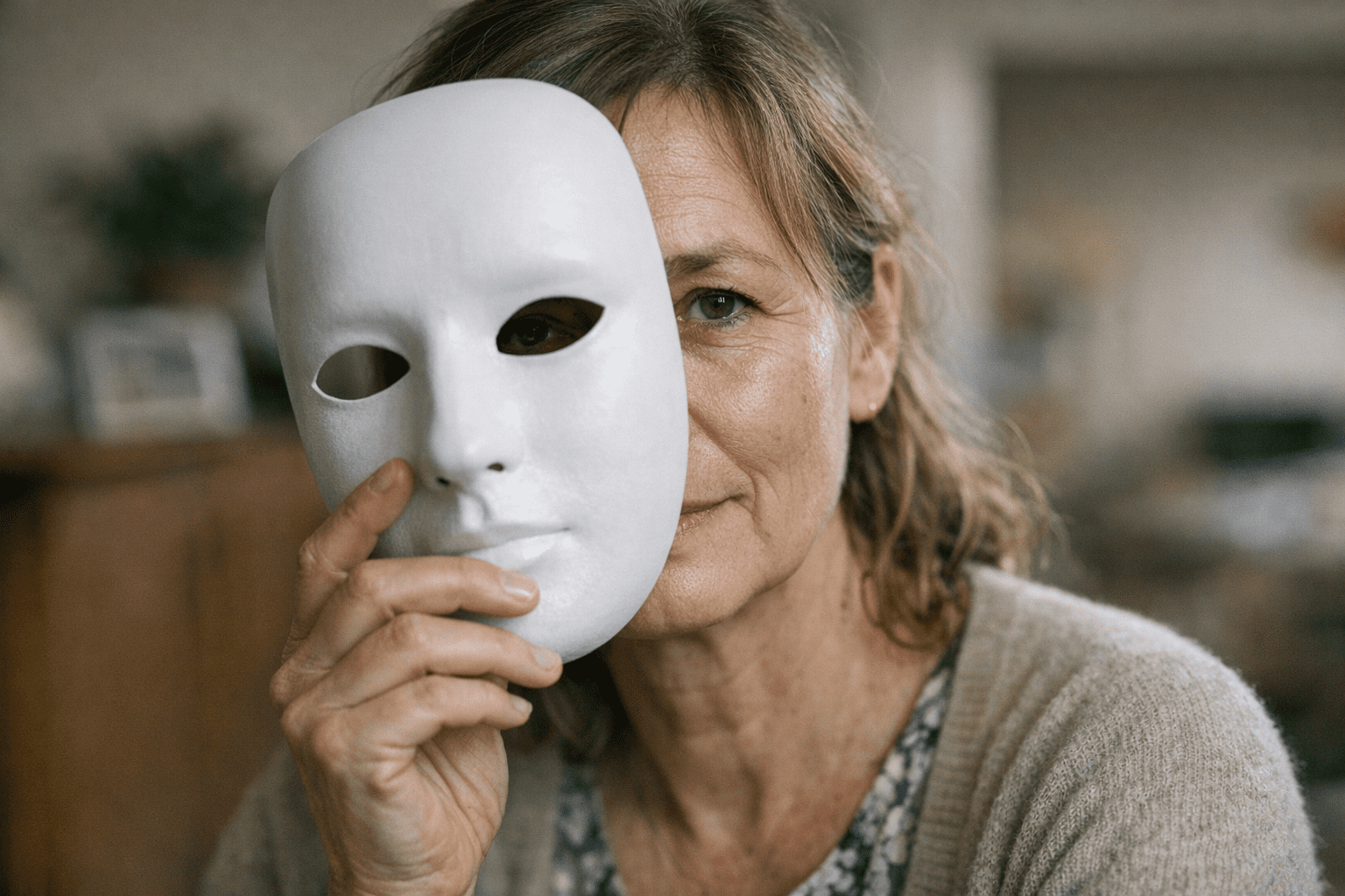 symbolische Darstellung einer Notlüge symbolische Darstellung einer Notlüge