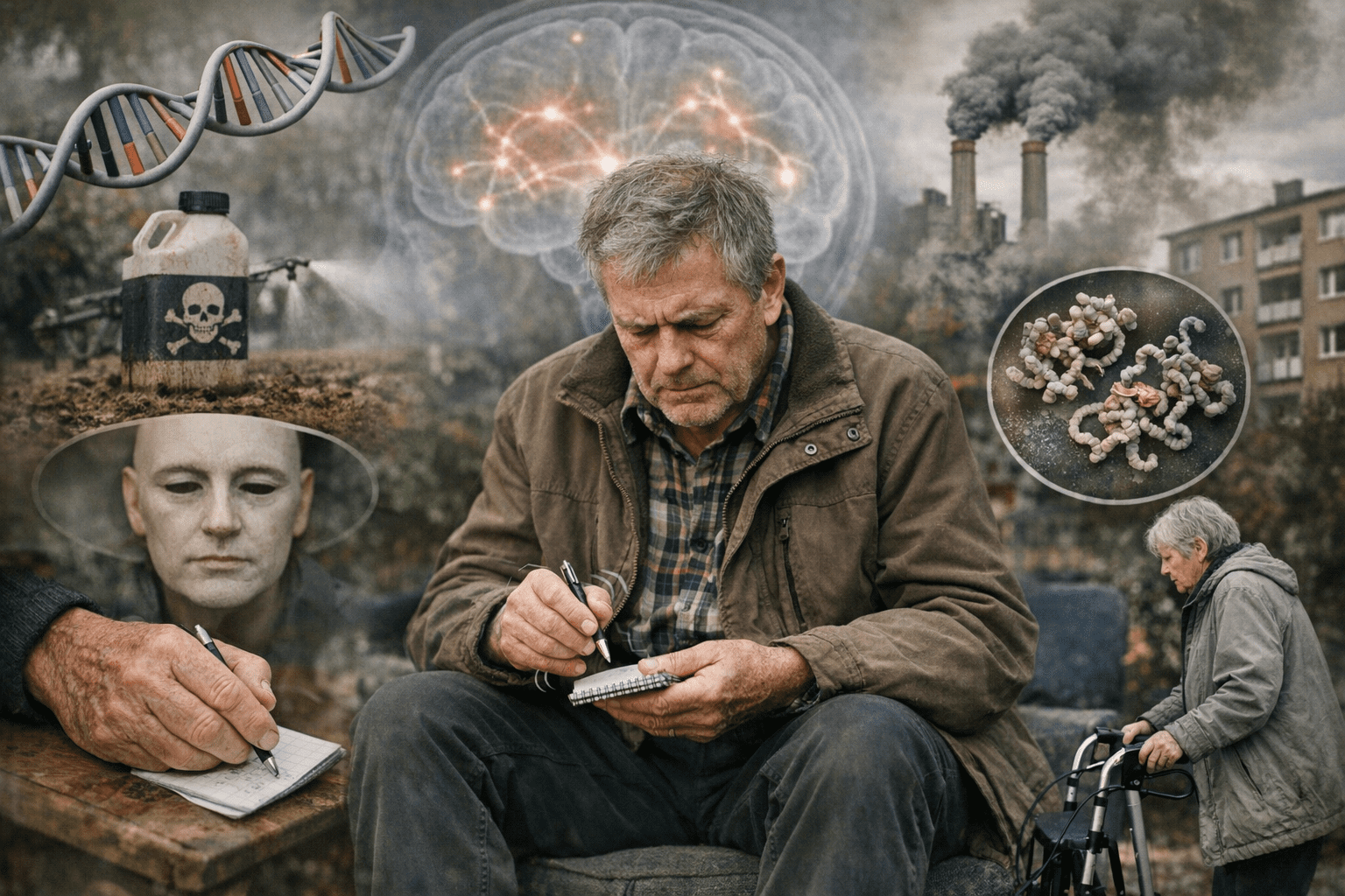 Umfassende visuelle Zusammenfassung der Hauptaspekte der Parkinson-Krankheit Umfassende visuelle Zusammenfassung der Hauptaspekte der Parkinson-Krankheit