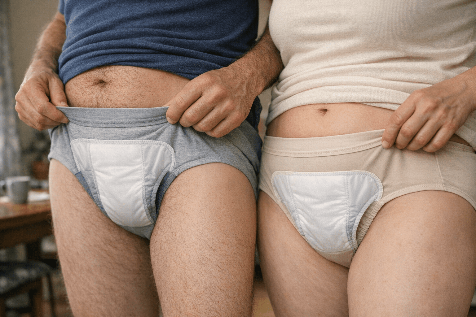 moderne Inkontinenzunterwäsche mit integriertem Nässeschutz moderne Inkontinenzunterwäsche mit integriertem Nässeschutz