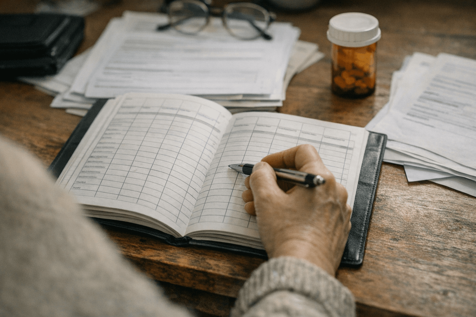 Pflegetagebuch und medizinische Unterlagen für die MDK-Begutachtung Pflegetagebuch und medizinische Unterlagen für die MDK-Begutachtung