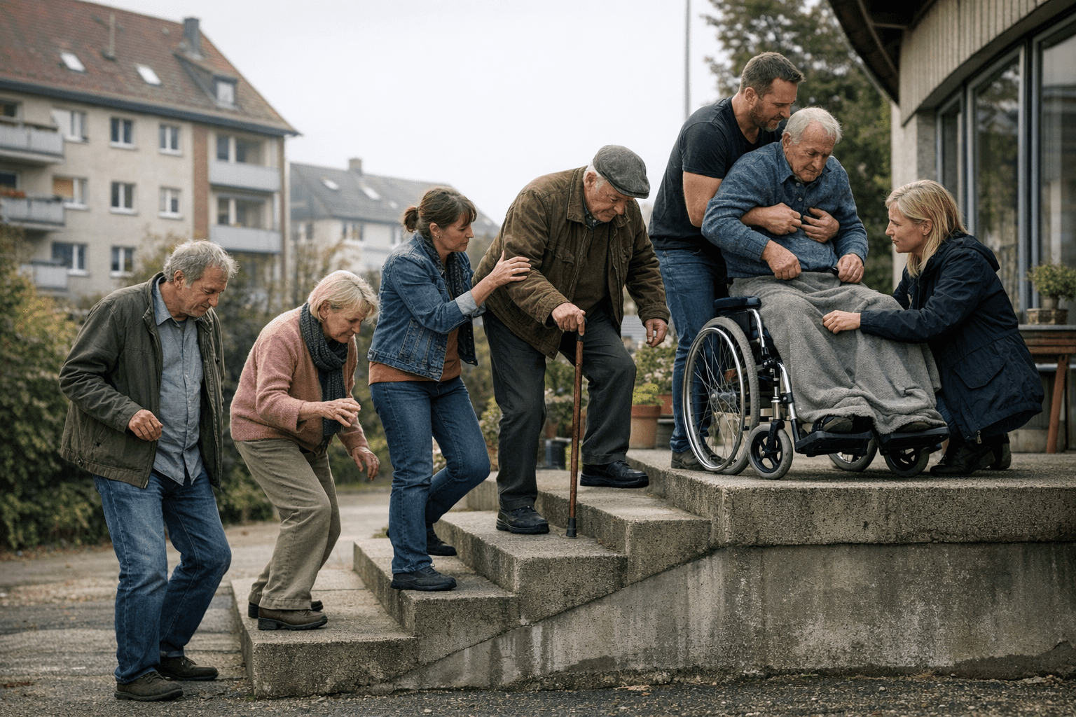 Stadien der Parkinson-Krankheit grafisch dargestellt Stadien der Parkinson-Krankheit grafisch dargestellt