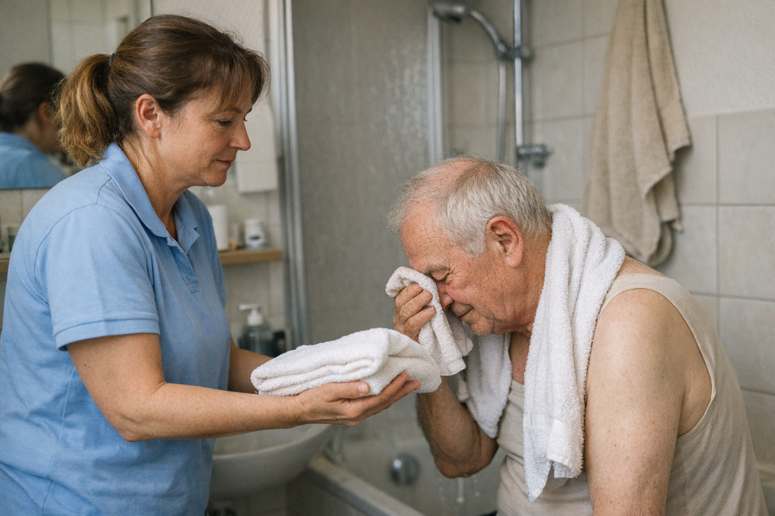 Grundpflege bei der täglichen Hygiene Grundpflege bei der täglichen Hygiene in der häuslichen Pflege