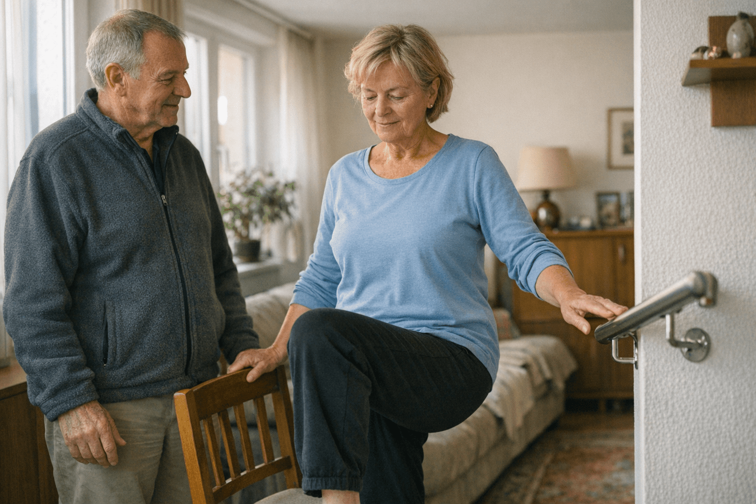 Gleichgewichtsuebungen zur Sturzpraevention Gleichgewichtsuebungen zur Sturzpraevention
