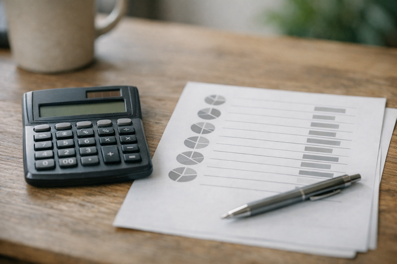 Home care service billing and percentage principle explained in an easy-to-understand way Calculation of the combined performance with percentages and budget overview