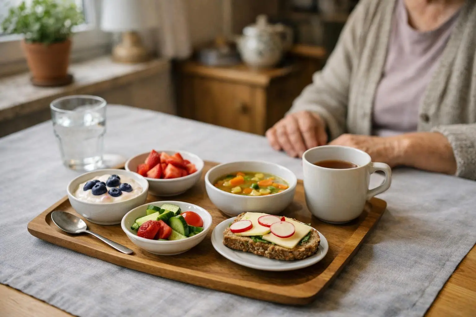 Kleine Portionen und ansprechende Präsentation Kleine Portionen und ansprechende Präsentation